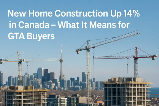 New Home Construction Up 14% in Canada | GTA Market Update 2025