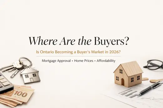Where Are the Buyers? Is Ontario Becoming a Buyer’s Market in 2026 (Mortgage Approval & Affordability Guide)