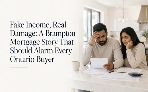 Fake Income, Real Damage: A Brampton Mortgage Story That Should Alarm Every Ontario Buyer