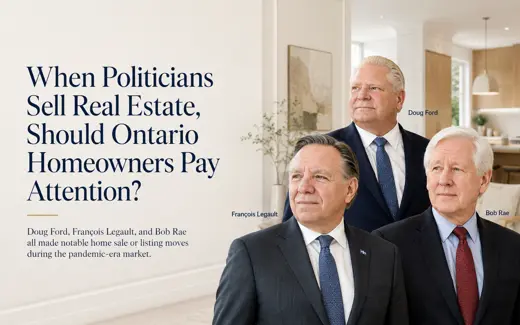 When Politicians Sell Real Estate, Should Ontario Homeowners Pay Attention?