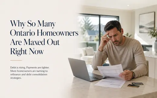 Why So Many Ontario Homeowners Are Maxed Out Right Now — And Why Debt Consolidation Mortgages Are Becoming More Common