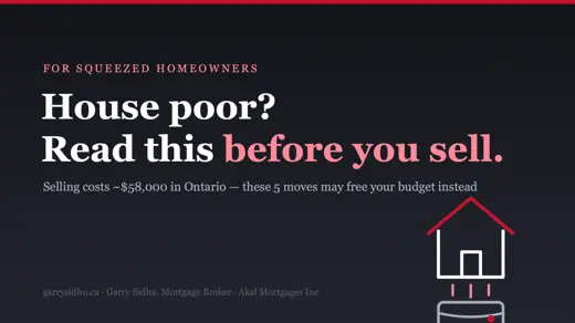 What to Do If You're House Poor in Ontario