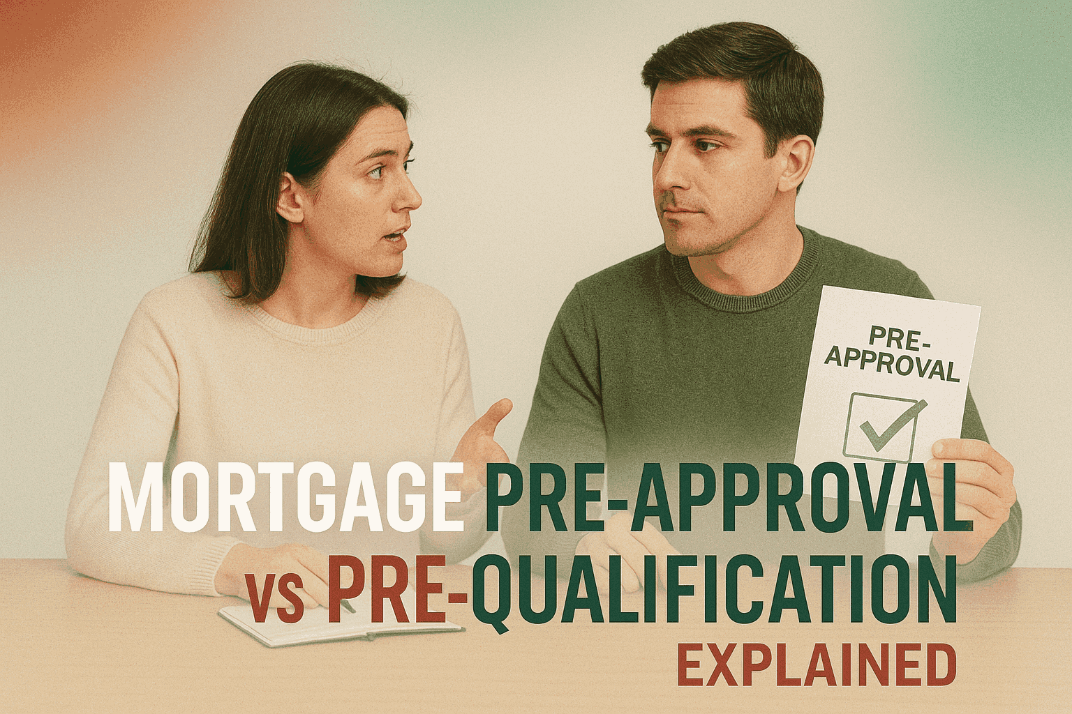 Mortgage Pre-Approval vs Pre-Qualification Explained