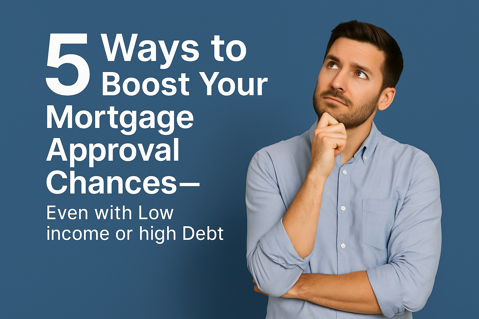 5 Ways to Boost Your Mortgage Approval Chances – Even with Low Income or High Debt