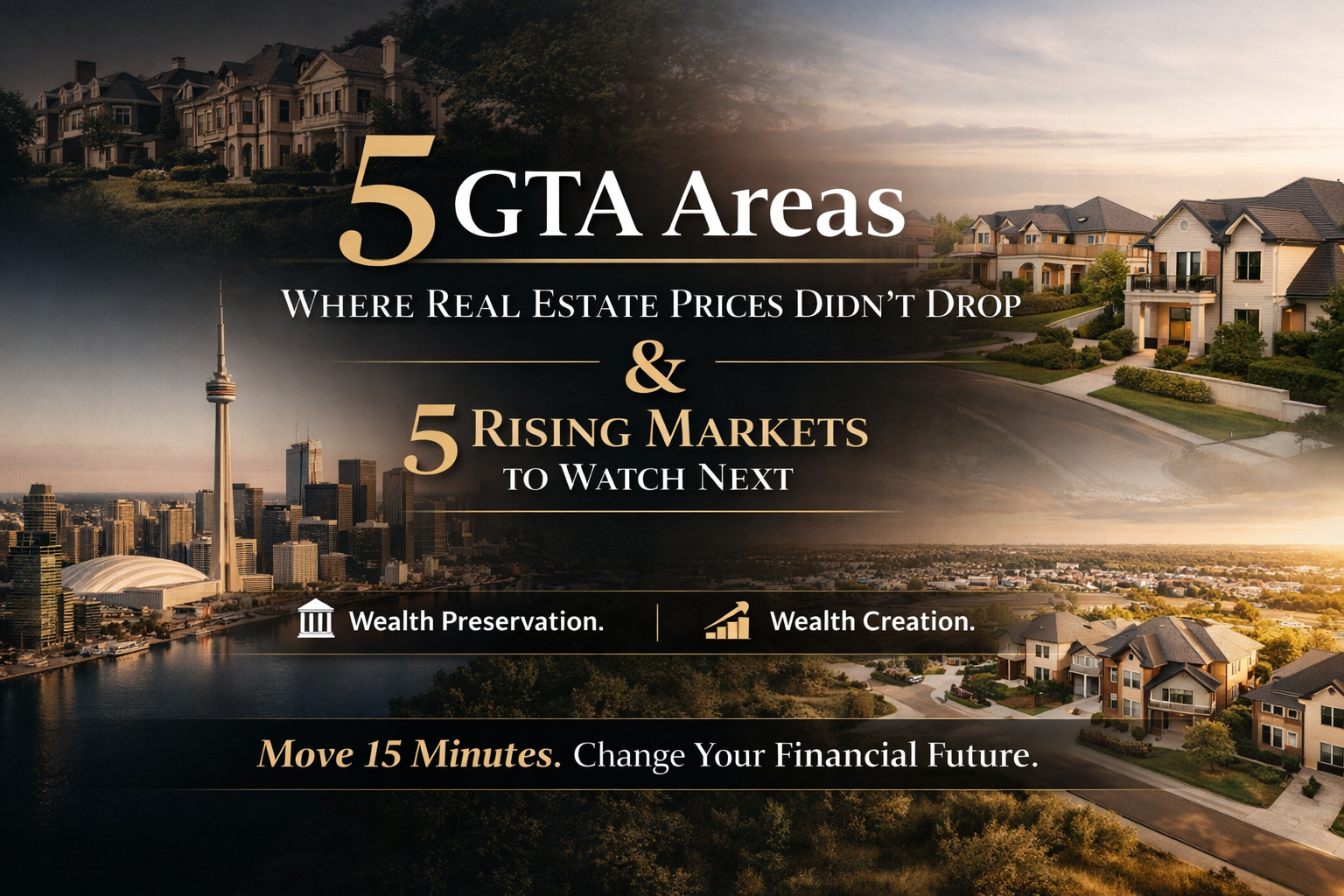 5 GTA Areas Where Real Estate Prices Didn’t Drop — And 5 That Will Grow Next (2026 Insider Report)