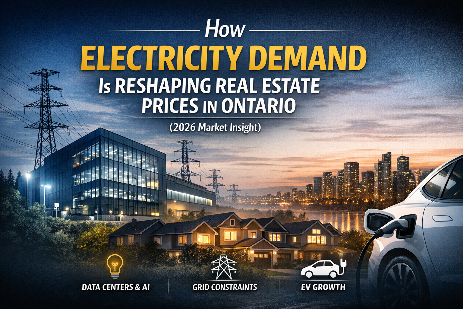 How Electricity Demand Is Reshaping Real Estate Prices in Ontario (2026 Market Insight)