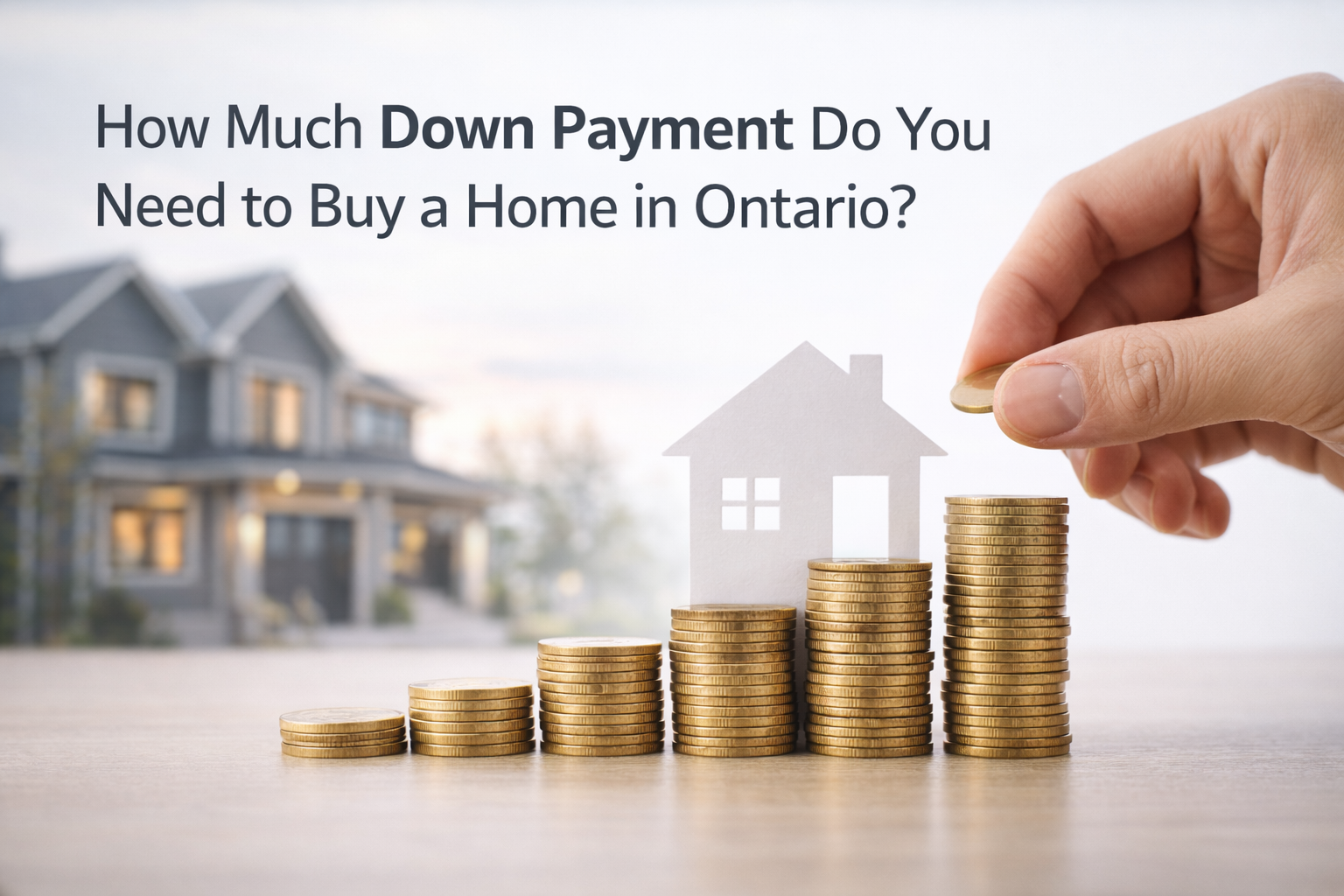 How Much Down Payment Do You Need to Buy a Home in Ontario?