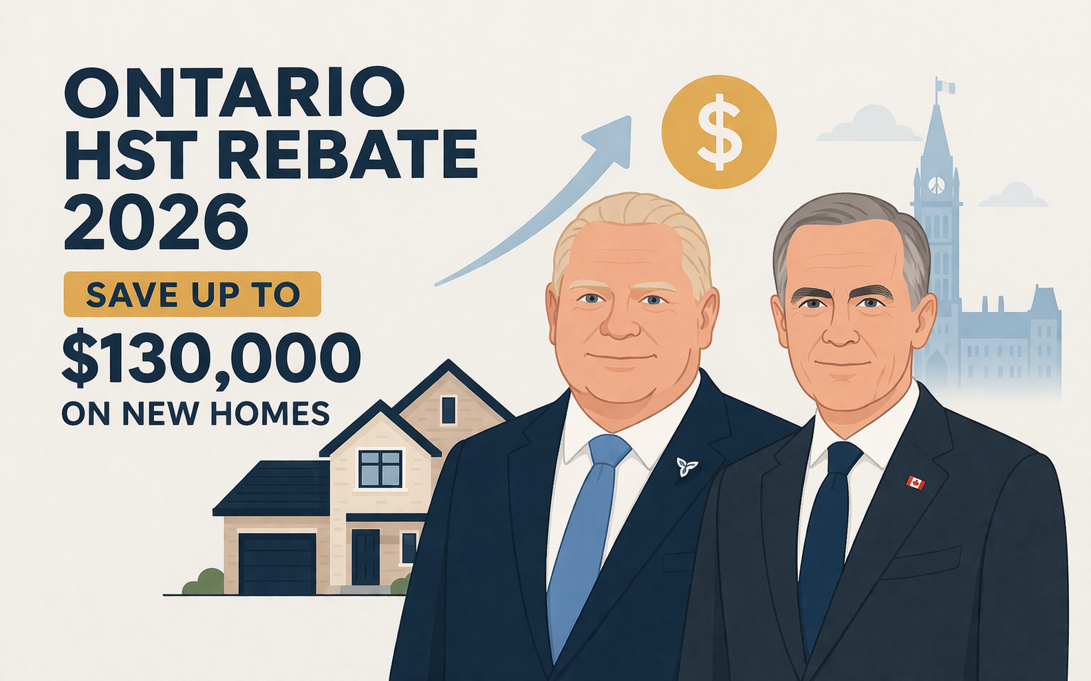 Ontario HST Rebate 2026: Save Up to $130,000 on New Homes (Full Breakdown)