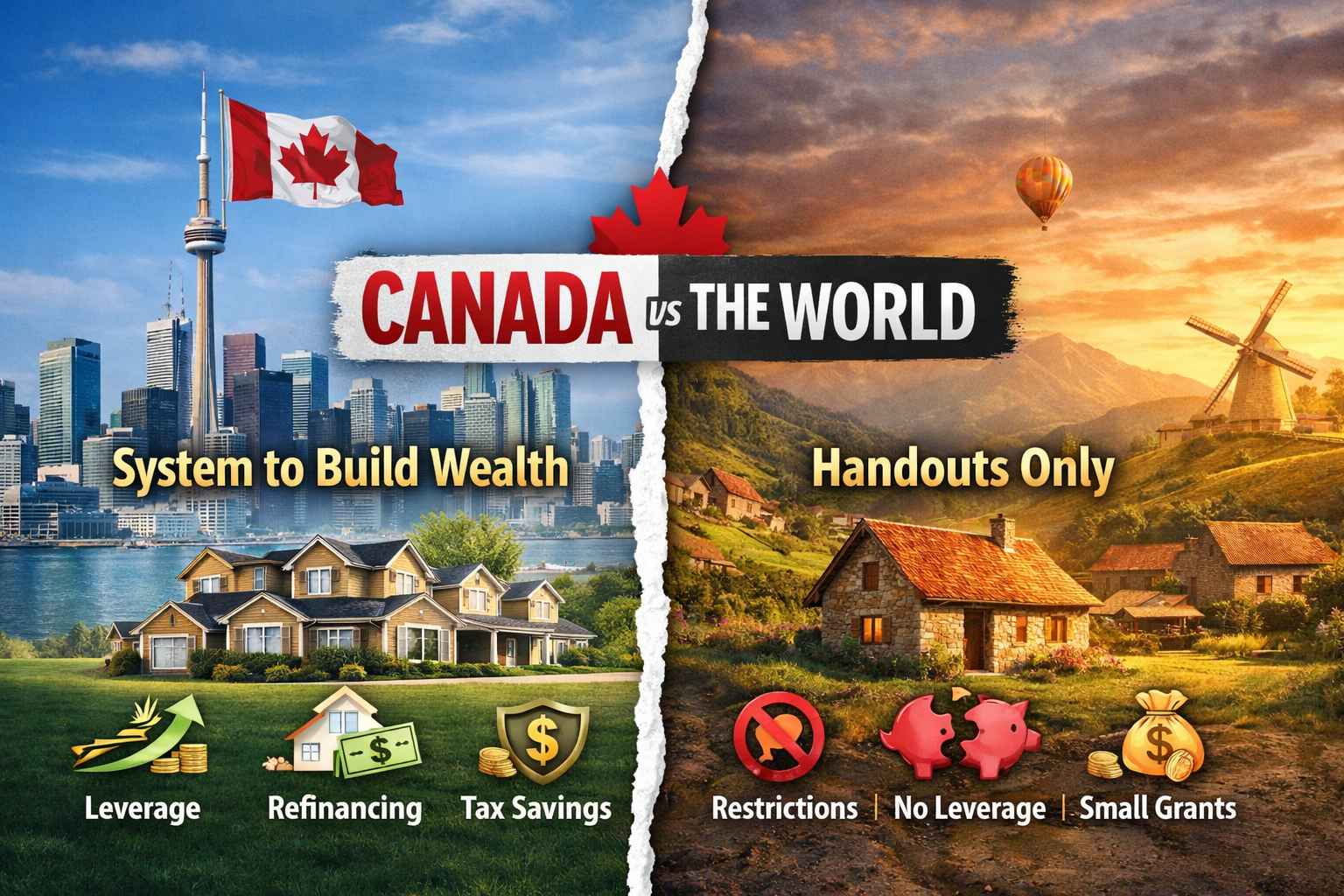 Other Countries Give You a House… Canada Gives You the System to Own Multiple