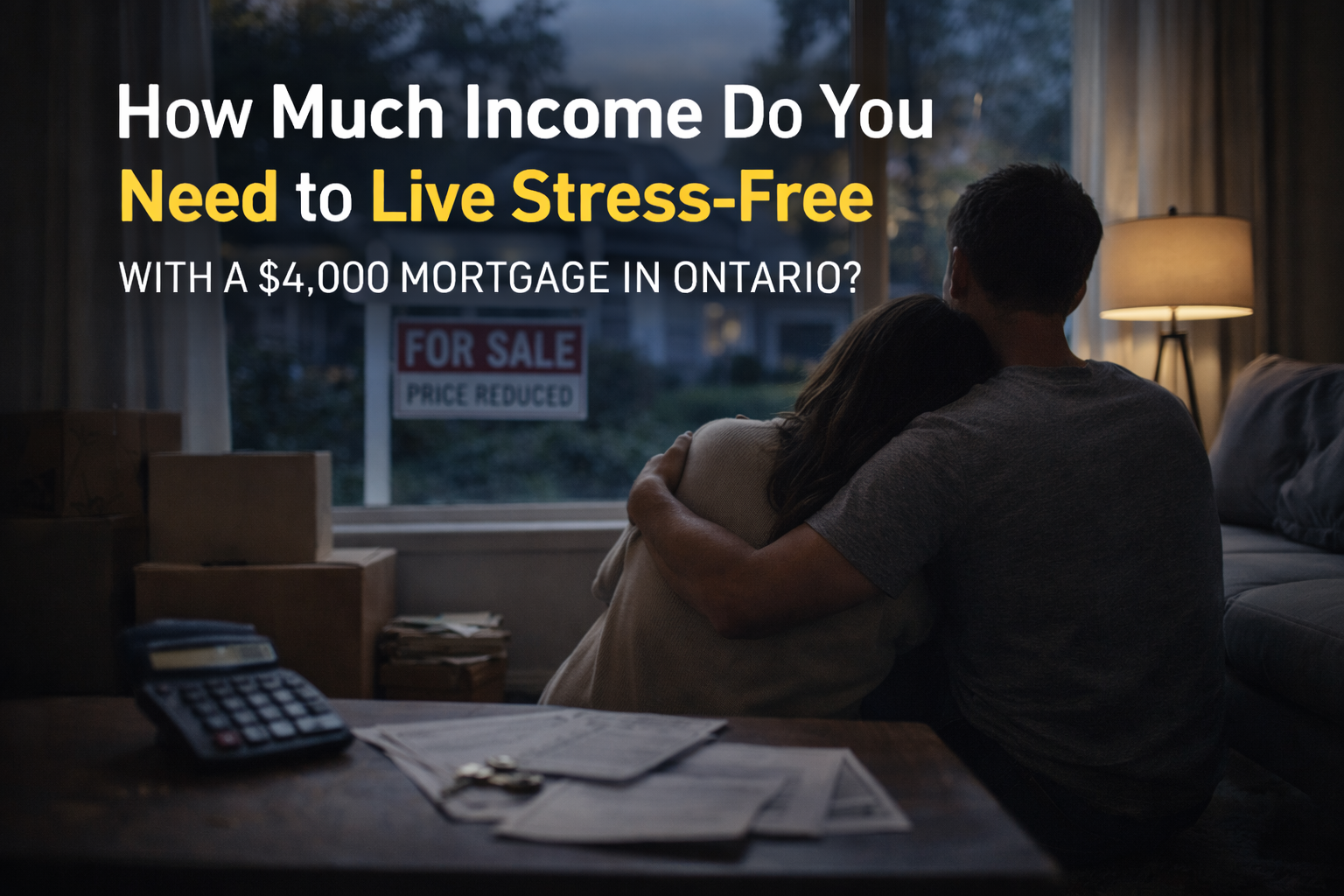 How Much Income Do You Need to Live Stress-Free with a $4,000 Mortgage in Ontario?