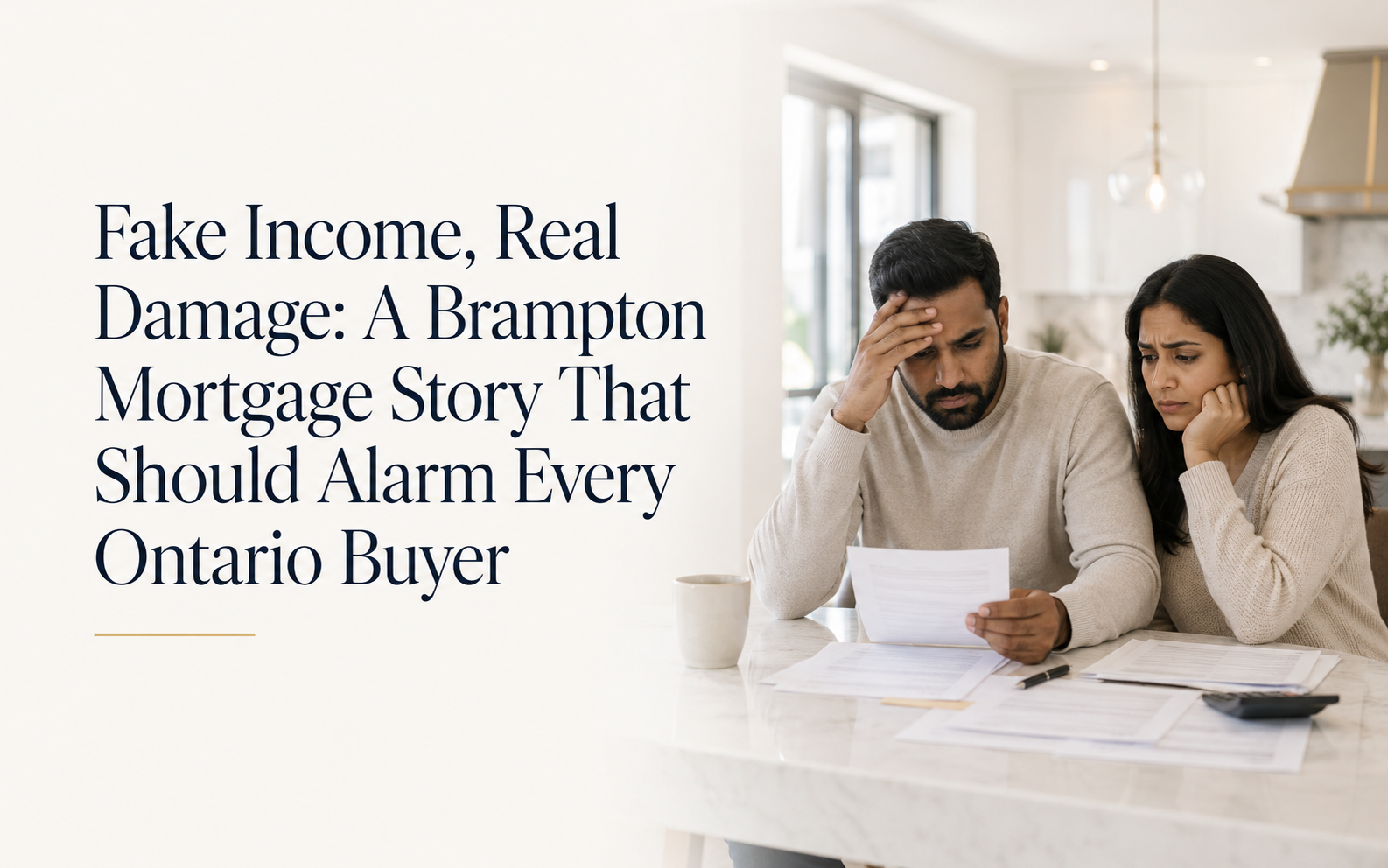 Fake Income, Real Damage: A Brampton Mortgage Story That Should Alarm Every Ontario Buyer